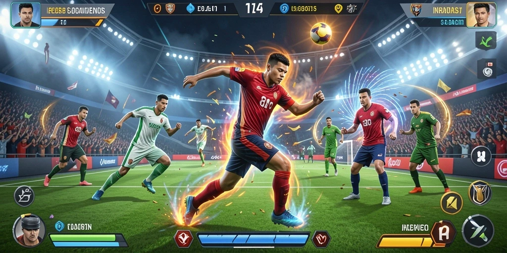 Tantangan seru di setiap level permainan.