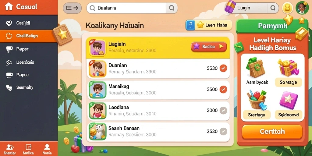 Game favorit yang selalu menghibur pengguna.