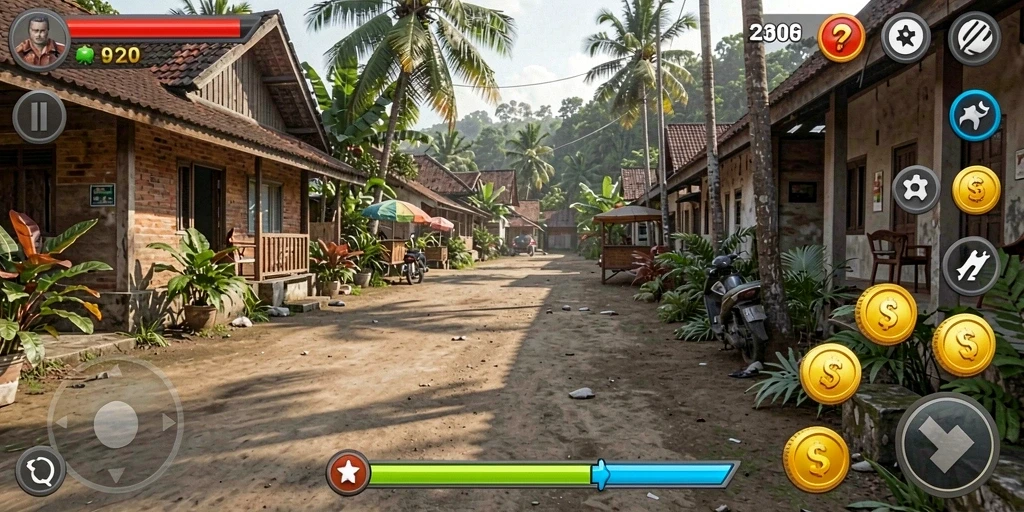 Fitur interaksi sosial yang memungkinkan komunikasi antar pemain.