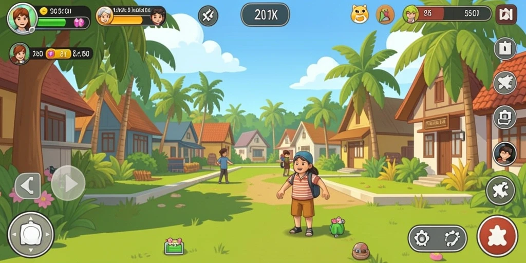 Karakter-karakter unik yang bisa dimainkan.